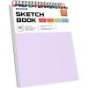 imageSoucolor 11quot x 14quot Large Sketchbook 100 Sheets 68lb100gsm Top Spiral Bound Large Sketch Pad Acid Free Big Sketch Paper for Drawing Illustration Art Class StudentsBluePurple