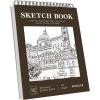 imageSoucolor 11quot x 14quot Large Sketchbook 100 Sheets 68lb100gsm Top Spiral Bound Large Sketch Pad Acid Free Big Sketch Paper for Drawing Illustration Art Class StudentsBrown