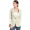 imageFARVALUE Womens Spring Casual Blazers Long Sleeve Notch Lapel Work Office Fall Blazer Jackets with PocketsApricot