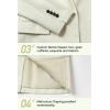 imageFARVALUE Womens Spring Casual Blazers Long Sleeve Notch Lapel Work Office Fall Blazer Jackets with PocketsApricot