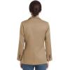 imageFARVALUE Womens Spring Casual Blazers Long Sleeve Notch Lapel Work Office Fall Blazer Jackets with PocketsKhaki
