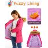 imageFARVALUE Girls Warm Winter Coats Fleece Puffer Jacket Hooded Windbreaker AB1ue 1112Y