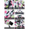 imageFARVALUE Girls Waterproof Skiing Jacket Windproof Winter Coat Warm Snow Coat with Removable HoodWhite Camouflage