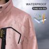 imageFARVALUE Girls Waterproof Skiing Jacket Windproof Winter Coat Warm Snow Coat with Removable Hood Pink 1012