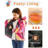 imageFARVALUE Girls Waterproof Skiing Jacket Windproof Winter Coat Warm Snow Coat with Removable Hood