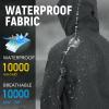 imageFARVALUE Womens Rain Jacket Waterproof Lightweight Packable Raincoat with Hood Outdoor Active WindbreakerGrey