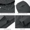 imageFARVALUE Womens Rain Jacket Waterproof Lightweight Packable Raincoat with Hood Outdoor Active WindbreakerGrey