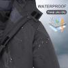 imageFARVALUE Mens Waterproof Ski Jacket Winter Warm Snow Coat Windbreaker Snowboarding Jacket Mountain Raincoats with Hood