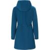 imageFARVALUE Womens Long Softshell Jacket Waterproof Lightweight Warm Windproof Hooded Fleece Lined Rain Coat for OutdoorDark Blue