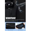 imageFARVALUE Mens Softshell Jacket with Hood Fleece Lined Windproof Coat Lightweight Waterproof Insulated Winbreaker for HikingBlack
