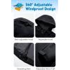 imageFARVALUE Mens Softshell Jacket with Hood Fleece Lined Windproof Coat Lightweight Waterproof Insulated Winbreaker for HikingBlack