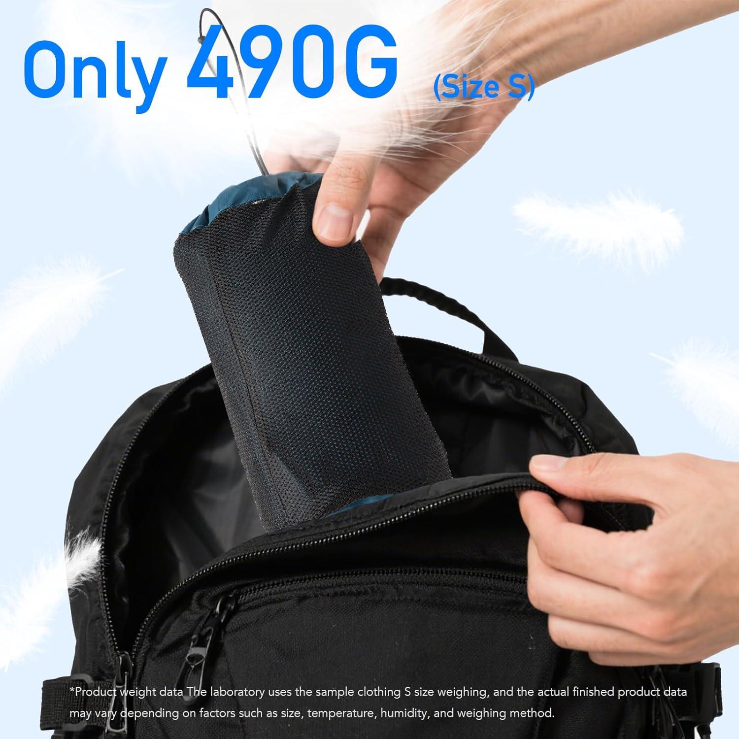 imageFARVALUE Womens Rain Jacket Waterproof Packable Lightweight Windbreaker Hooded Rain Coat for Hiking Cycling TravelDark Blue