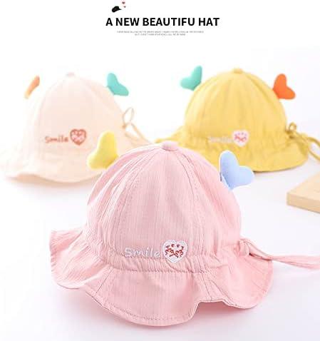 imageUPF 50 Sun Protective Bucket Hat Sun Hat Adjustable Cap for Baby Girl boyBlue