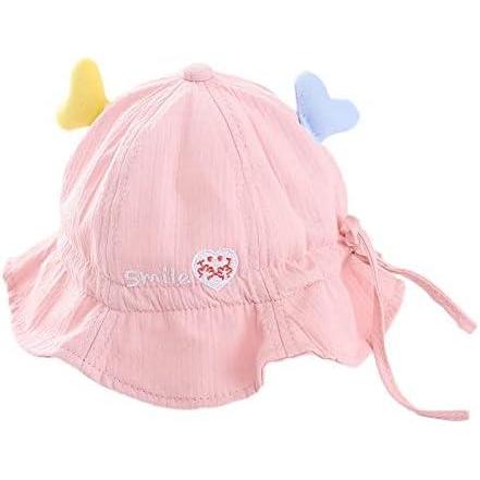 imageUPF 50 Sun Protective Bucket Hat Sun Hat Adjustable Cap for Baby Girl boyBlue