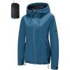 imageFARVALUE Womens Rain Jacket Waterproof Packable Lightweight Windbreaker Hooded Rain Coat for Hiking Cycling TravelDark Blue