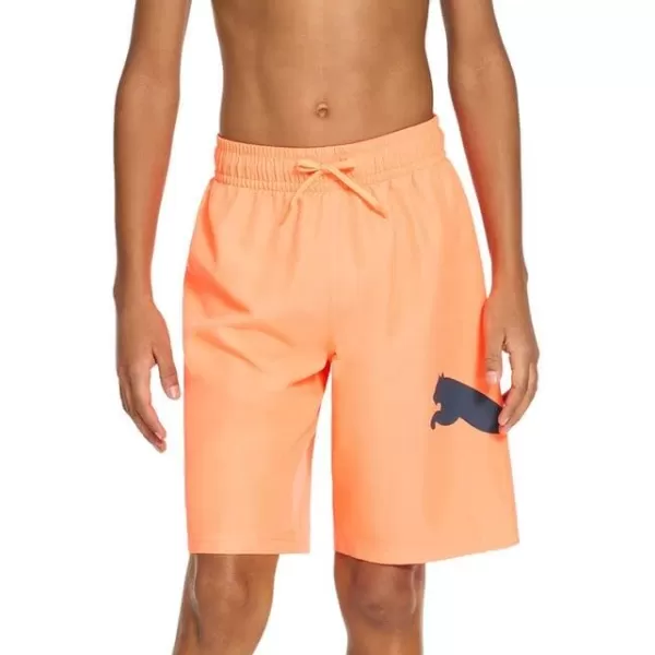 imagePUMA Boys Big Cat Swim TrunksUltra Orange