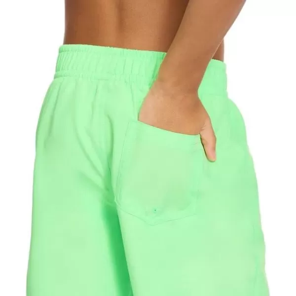 imagePUMA Boys Gradient Number One Logo Swim TrunksElektro Green