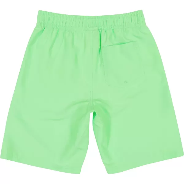 imagePUMA Boys Number One Logo Swim TrunksElektro Green