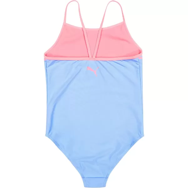 imagePUMA Girls Spaghetti Strap One Piece SwimsuitDay Dream