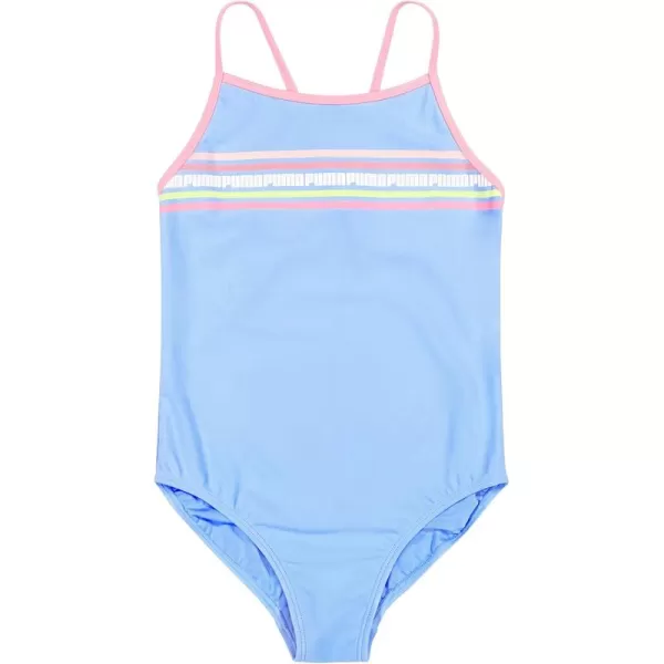 imagePUMA Girls Spaghetti Strap One Piece SwimsuitDay Dream