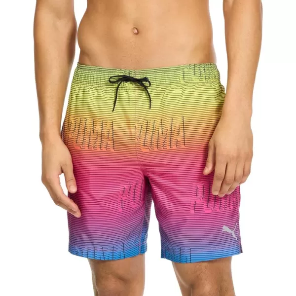 imagePUMA Mens Between The Lines Volley Swim Board ShortGlowing Pink