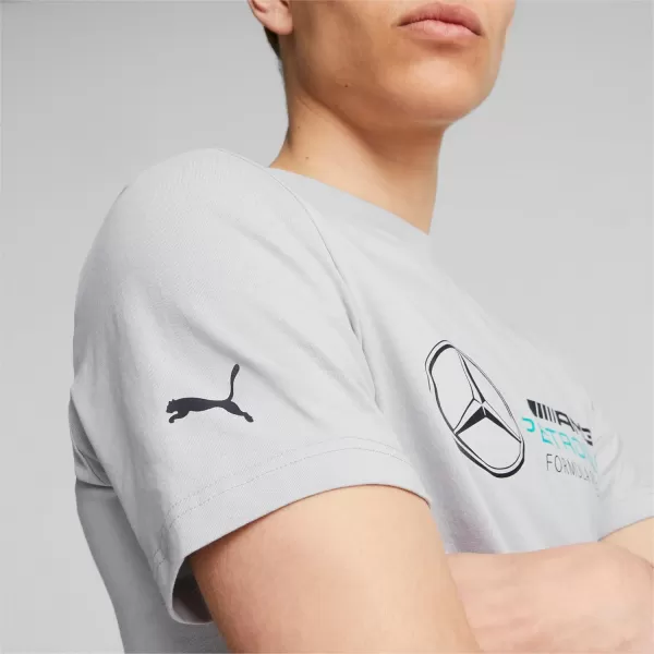 imagePUMA Mens Mercedes Essentials Logo TeeMercedes Team Silver