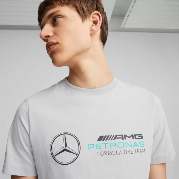 imagePUMA Mens Mercedes Essentials Logo TeeMercedes Team Silver