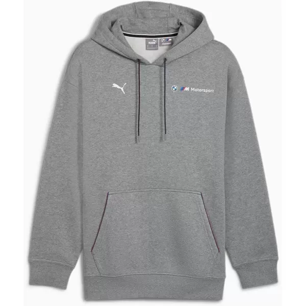 imagePUMA  Mens BMW MMS Ess Hoodie FleeceMedium Gray Heather