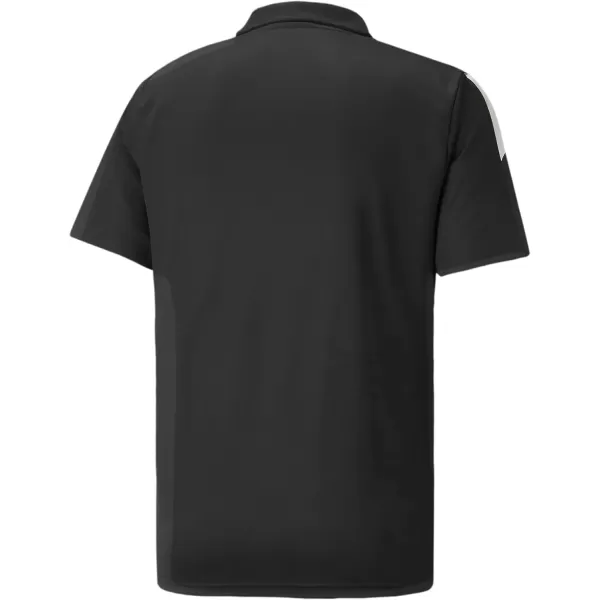 imagePUMA Mens Teamliga Sideline PoloBlackWhite