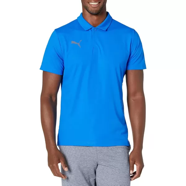 imagePUMA Mens Teamliga Sideline PoloElectric Blue LemonadeWhite