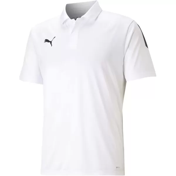 imagePUMA Mens Teamliga Sideline PoloPuma Whitepuma Black