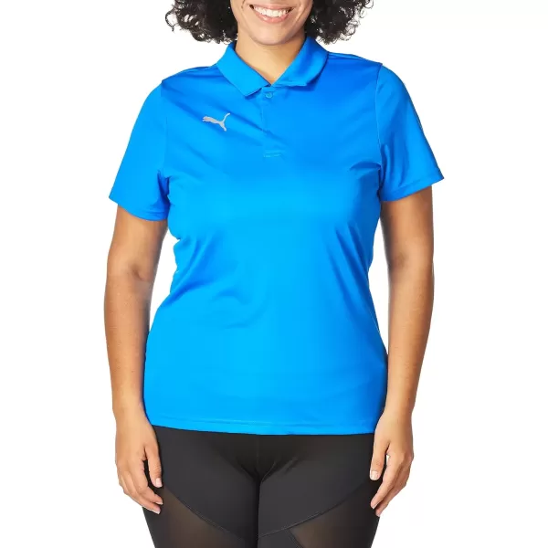 imagePUMA Womens Teamliga Sideline PoloElectric Blue Lemonadepuma White