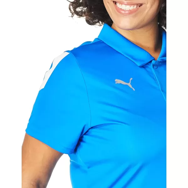 imagePUMA Womens Teamliga Sideline PoloElectric Blue Lemonadepuma White