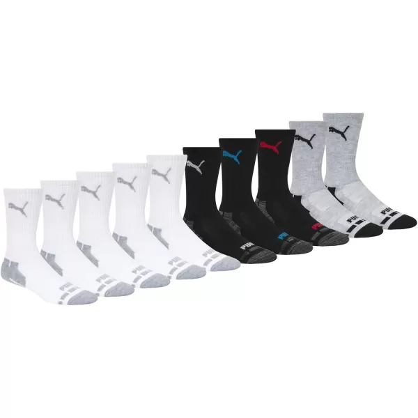 imagePUMA Boys 10 Pack Crew Socks