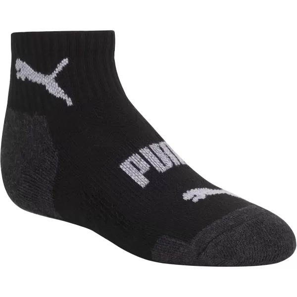 imagePUMA Boys 6 Pack Quarter Crew SocksNavy