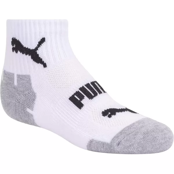 imagePUMA Boys 6 Pack Quarter Crew SocksNavy