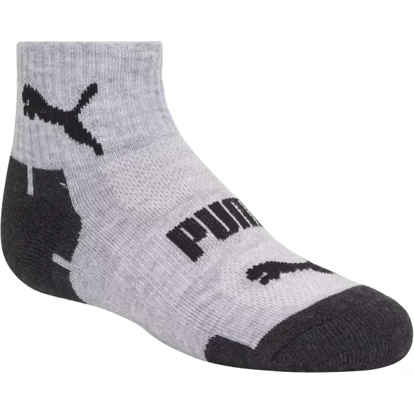 imagePUMA Boys 6 Pack Quarter Crew SocksNavy