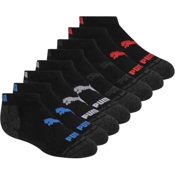 imagePUMA Kids 8 Pack Low Cut SocksBlack