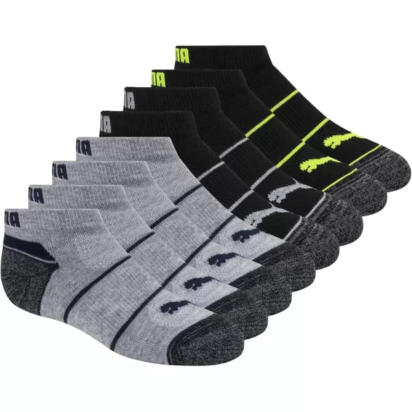 imagePUMA Kids 8 Pack Low Cut SocksGreyMulti