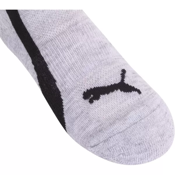 imagePUMA Kids 8 Pack Low Cut SocksWhiteGrey