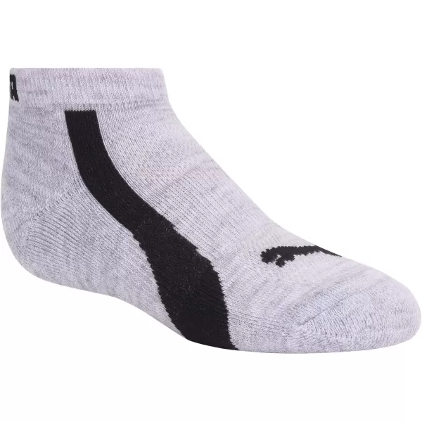 imagePUMA Kids 8 Pack Low Cut SocksWhiteGrey