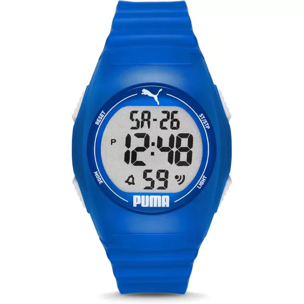 imagePUMA Mens Watch Digital Watch for Men with Alarm Lap Counter and TimerBlue Puma 4