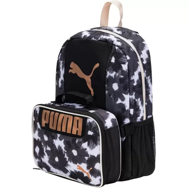 imagePUMA KIDS EVERCAT BACKPACK ampamp LUNCH KIT COMBOBlackGold