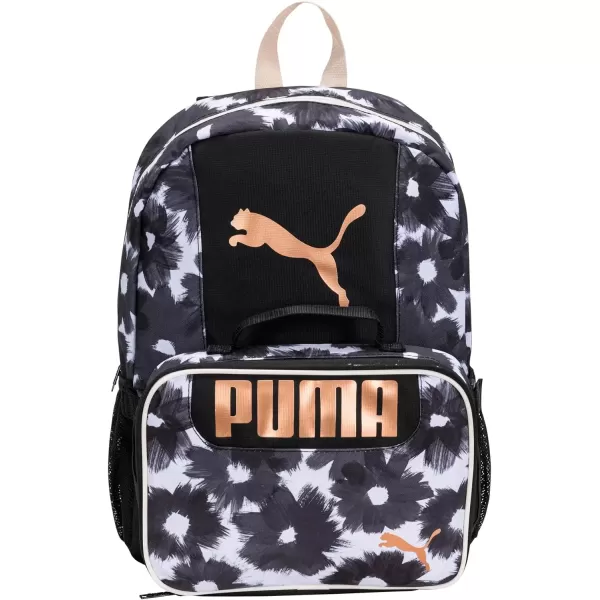 imagePUMA KIDS EVERCAT BACKPACK ampamp LUNCH KIT COMBOBlackGold