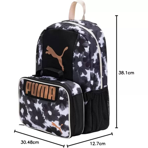 imagePUMA KIDS EVERCAT BACKPACK ampamp LUNCH KIT COMBOBlackGold