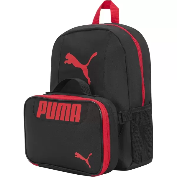 imagePUMA KIDS EVERCAT BACKPACK ampamp LUNCH KIT COMBOBlackRed