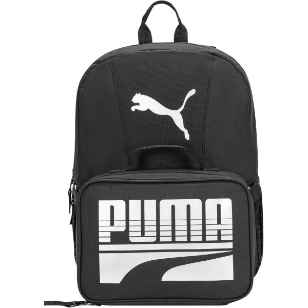 imagePUMA KIDS EVERCAT BACKPACK ampamp LUNCH KIT COMBOBlackSilver