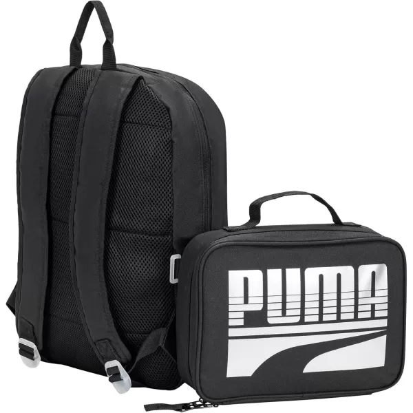 imagePUMA KIDS EVERCAT BACKPACK ampamp LUNCH KIT COMBOBlackSilver