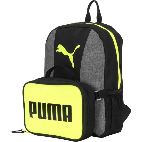 imagePUMA KIDS EVERCAT BACKPACK ampamp LUNCH KIT COMBOBlackYellow