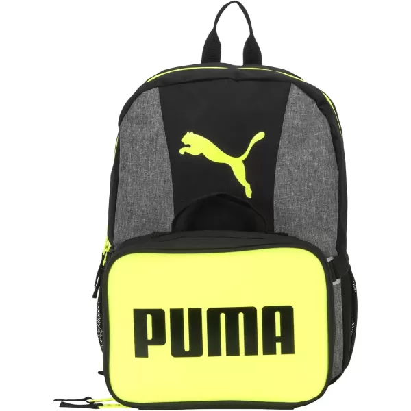 imagePUMA KIDS EVERCAT BACKPACK ampamp LUNCH KIT COMBOBlackYellow